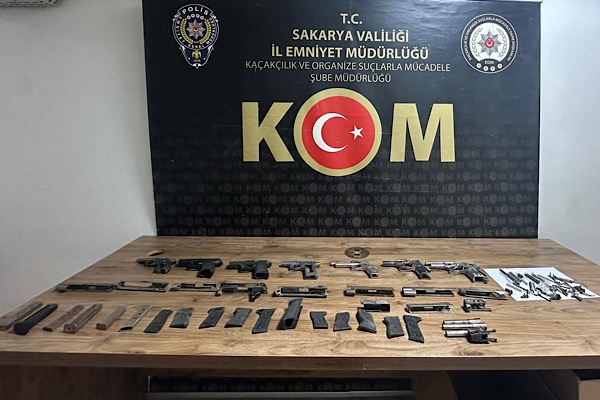 Sakarya’da silah kaçakçılığı operasyonunda bir şüpheli yakalandı