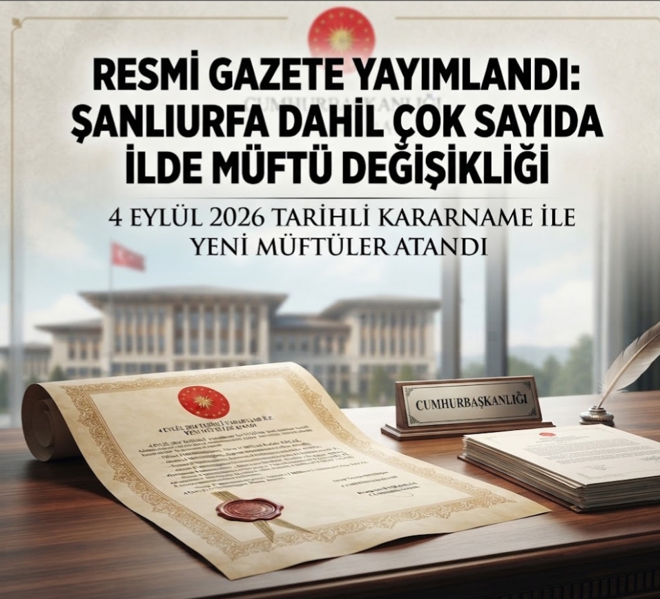 Resmi Gazete Yayımlandı.
