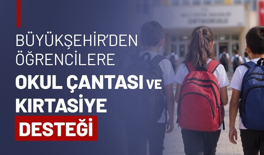 Tekirdağ’da Öğrencilere Okul Çantası ve Kırtasiye Desteği