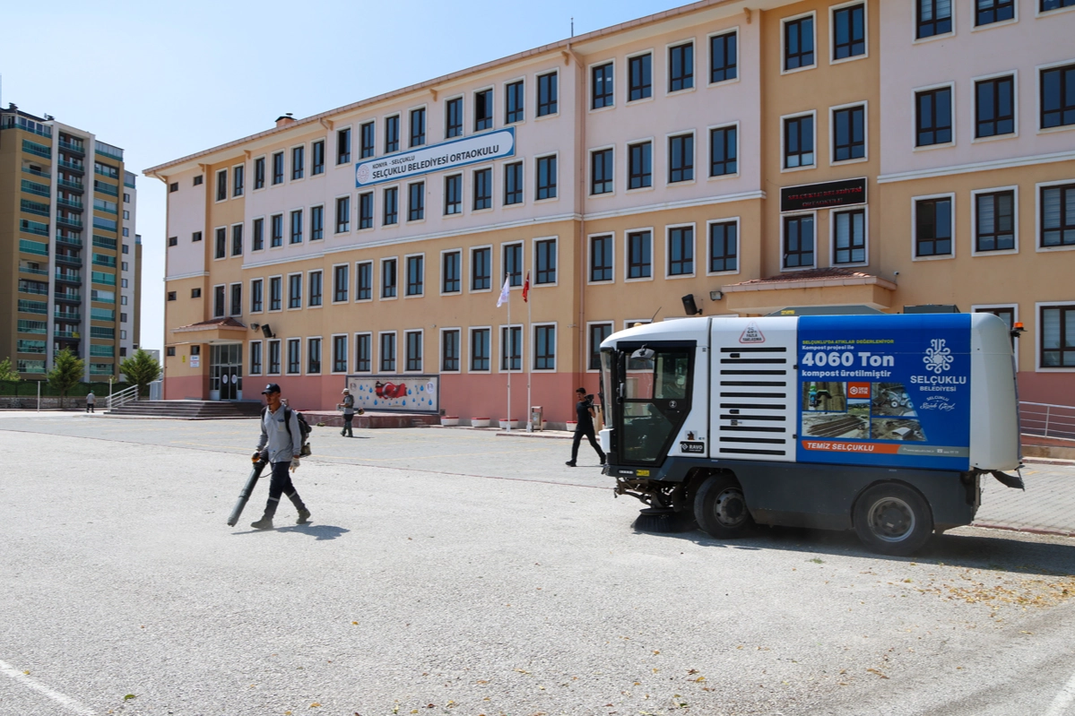 Selçuklu’da Okullar Yeni Eğitim Yılına Hazırlanıyor