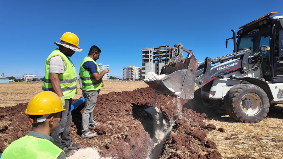 Hilvan Bağlar Mahallesi’ne 800 Metrelik Yeni Altyapı Hattı