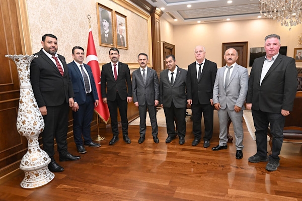 Kocaeli Servis Araçları İşletmecileri Esnaf Odası yönetiminden Aktaş’a ziyaret