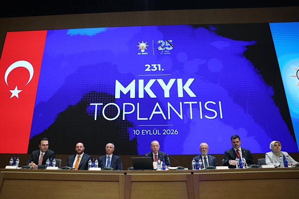 AK Parti MKYK, Cumhurbaşkanı Erdoğan başkanlığında toplandı