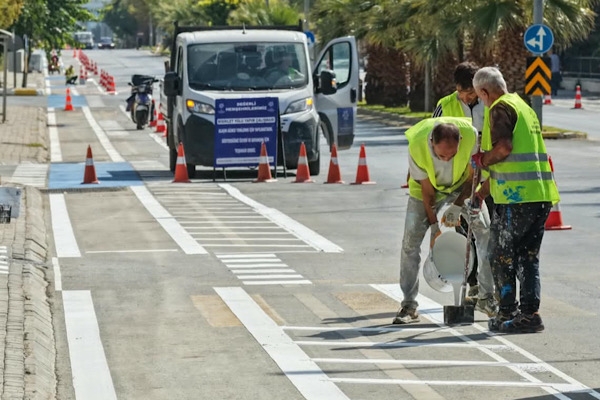 Aydın’da 11 kilometrelik bisiklet yolu için çalışmalar başladı