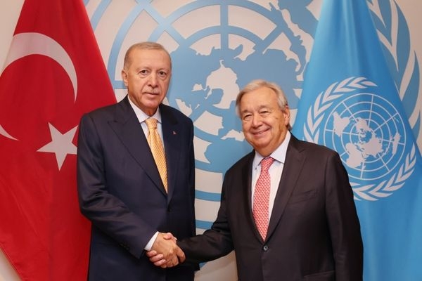 Cumhurbaşkanı Erdoğan, Guterres ile görüştü