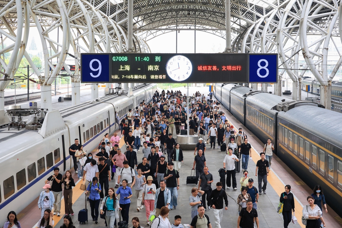 Çin’de Güz Ortası ve Milli Bayram döneminde 284 milyon tren yolculuğu bekleniyor