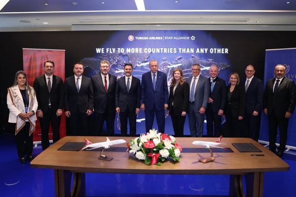 Cumhurbaşkanı Erdoğan, THY ile Boeing arasındaki anlaşma törenine katıldı