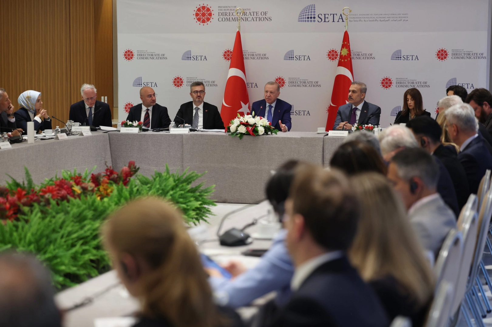 Cumhurbaşkanı Erdoğan New York’ta ABD’li Düşünce Kuruluşlarıyla Buluştu