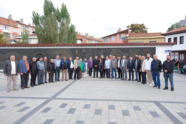 Çorum’da tarihi Dar Arasta’da üzüm hasadı yapıldı