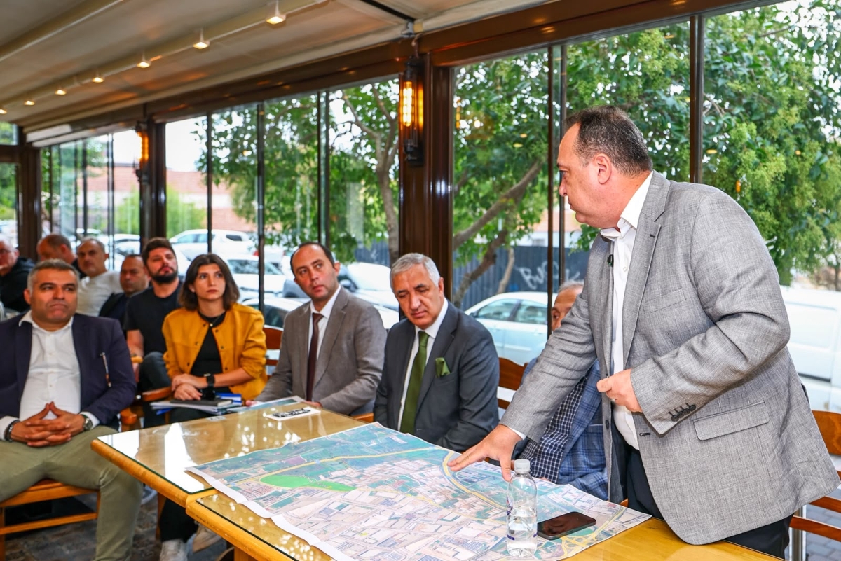Başkan Dutlulu, Evrenos Sanayi Bölgesi’ndeki sanayicilerle buluştu