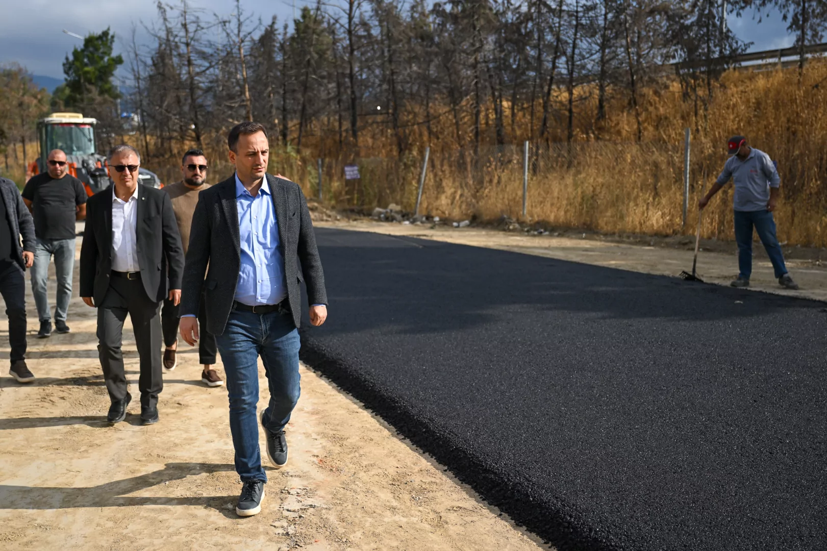 Bornova’da 6203 Sokak’a Yeni Asfalt
