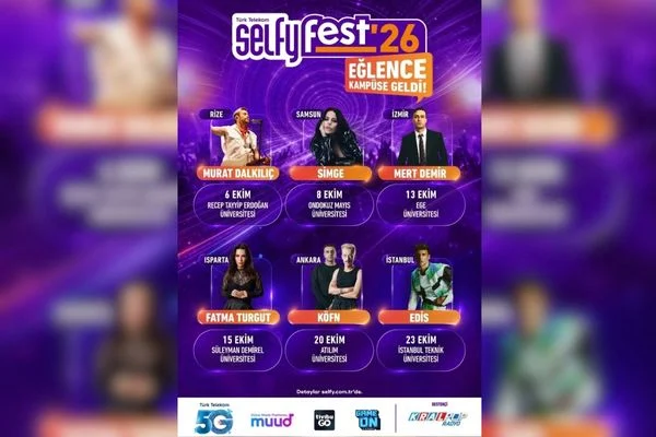Türk Telekom Selfyfest’26 ile üniversite kampüslerinde eğlence başlıyor