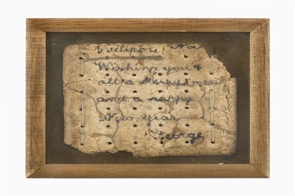 Cepheden eve giden bisküviye yazılmış 111 yıllık Noel mesajı