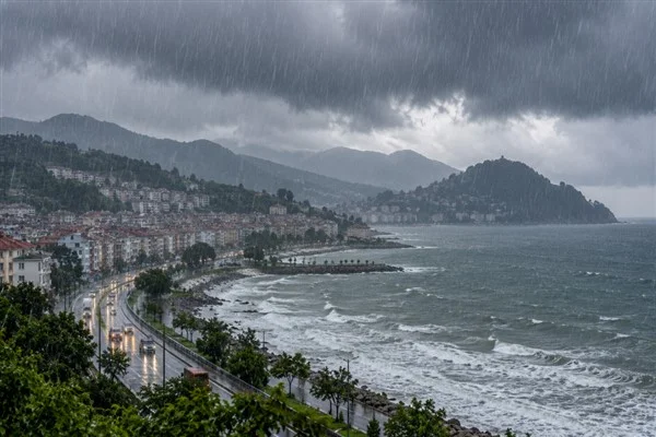 Ordu ve Giresun için kuvvetli yağış uyarısı