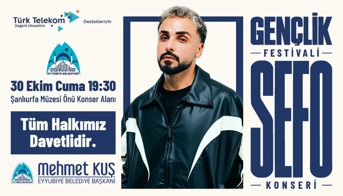 Sefo, Eyyübiye’de Şanlıurfalılarla buluşacak