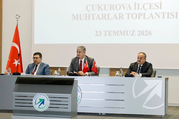 Adana Valisi Yavuz, Çukurova muhtarlarıyla buluştu