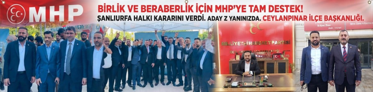 ŞANLIURFA’DA DENGELERİ DEĞİŞTİRECEK DESTEK! TAMAHİ AŞİRETİ’NDEN MHP’YE GÜÇLÜ MESAJ